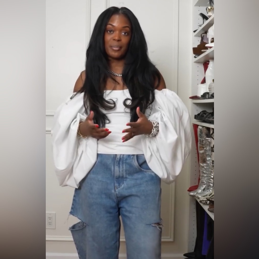 ZARA FULL SLEEVE POPLIN TOP 2654/545 SIZE XL - Picture 4 of 7